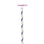 vidaXL Frânghie de barcă, alb, 4 mm, 100 m, polipropilenă vidaXL Frânghie de barcă, alb, 4 mm, 100 m, polipropilenă