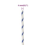 vidaXL Frânghie de barcă, alb, 4 mm, 500 m, polipropilenă vidaXL Frânghie de barcă, alb, 4 mm, 500 m, polipropilenă