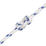 vidaXL Frânghie de barcă, alb, 5 mm, 50 m, polipropilenă vidaXL Frânghie de barcă, alb, 5 mm, 50 m, polipropilenă