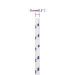 vidaXL Frânghie de barcă, alb, 8 mm, 25 m, polipropilenă vidaXL Frânghie de barcă, alb, 8 mm, 25 m, polipropilenă
