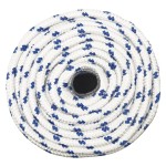 vidaXL Frânghie de barcă, alb, 12 mm, 25 m, polipropilenă vidaXL Frânghie de barcă, alb, 12 mm, 25 m, polipropilenă