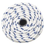 vidaXL Frânghie de barcă, alb, 12 mm, 100 m, polipropilenă vidaXL Frânghie de barcă, alb, 12 mm, 100 m, polipropilenă