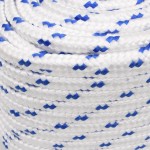 vidaXL Frânghie de barcă, alb, 16 mm, 100 m, polipropilenă vidaXL Frânghie de barcă, alb, 16 mm, 100 m, polipropilenă