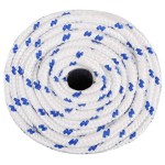 vidaXL Frânghie de barcă, alb, 18 mm, 25 m, polipropilenă vidaXL Frânghie de barcă, alb, 18 mm, 25 m, polipropilenă