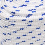 vidaXL Frânghie de barcă, alb, 18 mm, 25 m, polipropilenă vidaXL Frânghie de barcă, alb, 18 mm, 25 m, polipropilenă
