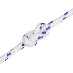 vidaXL Frânghie de barcă, alb, 18 mm, 100 m, polipropilenă vidaXL Frânghie de barcă, alb, 18 mm, 100 m, polipropilenă