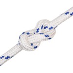 vidaXL Frânghie de barcă, alb, 20 mm, 100 m, polipropilenă vidaXL Frânghie de barcă, alb, 20 mm, 100 m, polipropilenă