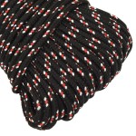 vidaXL Frânghie de barcă, negru, 3 mm, 100 m, polipropilenă vidaXL Frânghie de barcă, negru, 3 mm, 100 m, polipropilenă