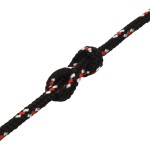 vidaXL Frânghie de barcă, negru, 4 mm, 250 m, polipropilenă vidaXL Frânghie de barcă, negru, 4 mm, 250 m, polipropilenă