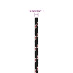 vidaXL Frânghie de barcă, negru, 6 mm, 25 m, polipropilenă vidaXL Frânghie de barcă, negru, 6 mm, 25 m, polipropilenă