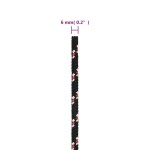 vidaXL Frânghie de barcă, negru, 6 mm, 250 m, polipropilenă vidaXL Frânghie de barcă, negru, 6 mm, 250 m, polipropilenă