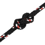 vidaXL Frânghie de barcă, negru, 10 mm, 500 m, polipropilenă vidaXL Frânghie de barcă, negru, 10 mm, 500 m, polipropilenă