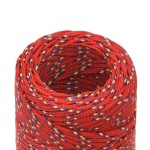 vidaXL Frânghie de barcă, roșu, 2 mm, 25 m, polipropilenă vidaXL Frânghie de barcă, roșu, 2 mm, 25 m, polipropilenă