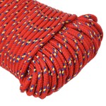 vidaXL Frânghie de barcă, roșu, 4 mm, 250 m, polipropilenă vidaXL Frânghie de barcă, roșu, 4 mm, 250 m, polipropilenă