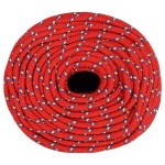vidaXL Frânghie de barcă, roșu, 8 mm, 50 m, polipropilenă vidaXL Frânghie de barcă, roșu, 8 mm, 50 m, polipropilenă