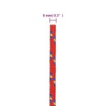 vidaXL Frânghie de barcă, roșu, 8 mm, 50 m, polipropilenă vidaXL Frânghie de barcă, roșu, 8 mm, 50 m, polipropilenă