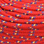 vidaXL Frânghie de barcă, roșu, 8 mm, 250 m, polipropilenă vidaXL Frânghie de barcă, roșu, 8 mm, 250 m, polipropilenă