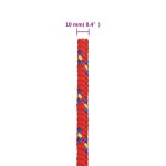 vidaXL Frânghie de barcă, roșu, 10 mm, 500 m, polipropilenă vidaXL Frânghie de barcă, roșu, 10 mm, 500 m, polipropilenă