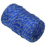 vidaXL Frânghie de barcă, albastru, 2 mm, 50 m, polipropilenă vidaXL Frânghie de barcă, albastru, 2 mm, 50 m, polipropilenă