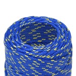 vidaXL Frânghie de barcă, albastru, 2 mm, 250 m, polipropilenă vidaXL Frânghie de barcă, albastru, 2 mm, 250 m, polipropilenă