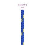vidaXL Frânghie de barcă, albastru, 2 mm, 250 m, polipropilenă vidaXL Frânghie de barcă, albastru, 2 mm, 250 m, polipropilenă