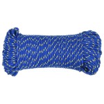 vidaXL Frânghie de barcă, albastru, 4 mm, 50 m, polipropilenă vidaXL Frânghie de barcă, albastru, 4 mm, 50 m, polipropilenă