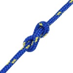 vidaXL Frânghie de barcă, albastru, 4 mm, 100 m, polipropilenă