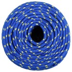 vidaXL Frânghie de barcă, albastru, 8 mm, 50 m, polipropilenă