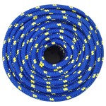 vidaXL Frânghie de barcă, albastru, 12 mm, 25 m, polipropilenă