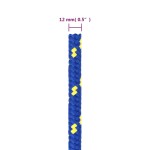 vidaXL Frânghie de barcă, albastru, 12 mm, 100 m, polipropilenă vidaXL Frânghie de barcă, albastru, 12 mm, 100 m, polipropilenă