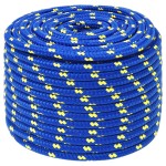 vidaXL Frânghie de barcă, albastru, 14 mm, 25 m, polipropilenă vidaXL Frânghie de barcă, albastru, 14 mm, 25 m, polipropilenă