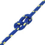 vidaXL Frânghie de barcă, albastru, 14 mm, 25 m, polipropilenă vidaXL Frânghie de barcă, albastru, 14 mm, 25 m, polipropilenă