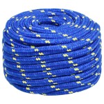 vidaXL Frânghie de barcă, albastru, 20 mm, 50 m, polipropilenă vidaXL Frânghie de barcă, albastru, 20 mm, 50 m, polipropilenă