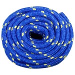 vidaXL Frânghie de barcă, albastru, 20 mm, 50 m, polipropilenă vidaXL Frânghie de barcă, albastru, 20 mm, 50 m, polipropilenă