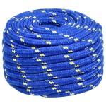 vidaXL Frânghie de barcă, albastru, 20 mm, 100 m, polipropilenă vidaXL Frânghie de barcă, albastru, 20 mm, 100 m, polipropilenă
