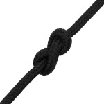 vidaXL Frânghie de barcă, negru complet, 8 mm, 50 m, polipropilenă vidaXL Frânghie de barcă, negru complet, 8 mm, 50 m, polipropilenă