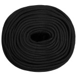 vidaXL Frânghie de barcă, negru complet, 8 mm, 500 m, polipropilenă vidaXL Frânghie de barcă, negru complet, 8 mm, 500 m, polipropilenă