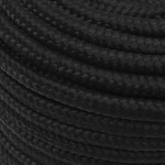 vidaXL Frânghie de barcă, negru complet, 12 mm, 250 m, polipropilenă vidaXL Frânghie de barcă, negru complet, 12 mm, 250 m, polipropilenă