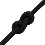 vidaXL Frânghie de barcă, negru complet, 16 mm, 250 m, polipropilenă vidaXL Frânghie de barcă, negru complet, 16 mm, 250 m, polipropilenă