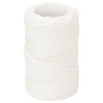 vidaXL Frânghie de barcă, alb complet, 2 mm, 250 m, polipropilenă vidaXL Frânghie de barcă, alb complet, 2 mm, 250 m, polipropilenă