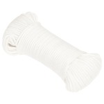 vidaXL Frânghie de barcă, alb complet, 3 mm, 50 m, polipropilenă vidaXL Frânghie de barcă, alb complet, 3 mm, 50 m, polipropilenă
