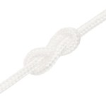 vidaXL Frânghie de barcă, alb complet, 3 mm, 100 m, polipropilenă vidaXL Frânghie de barcă, alb complet, 3 mm, 100 m, polipropilenă