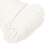 vidaXL Frânghie de barcă, alb complet, 4 mm, 25 m, polipropilenă vidaXL Frânghie de barcă, alb complet, 4 mm, 25 m, polipropilenă