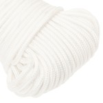 vidaXL Frânghie de barcă, alb complet, 5 mm, 25 m, polipropilenă vidaXL Frânghie de barcă, alb complet, 5 mm, 25 m, polipropilenă