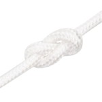 vidaXL Frânghie de barcă, alb complet, 10 mm, 50 m, polipropilenă vidaXL Frânghie de barcă, alb complet, 10 mm, 50 m, polipropilenă