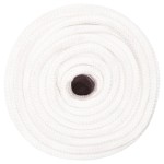 vidaXL Frânghie de barcă, alb complet, 12 mm, 50 m, polipropilenă vidaXL Frânghie de barcă, alb complet, 12 mm, 50 m, polipropilenă