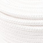 vidaXL Frânghie de barcă, alb complet, 12 mm, 50 m, polipropilenă vidaXL Frânghie de barcă, alb complet, 12 mm, 50 m, polipropilenă