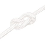 vidaXL Frânghie de barcă, alb complet, 14 mm, 25 m, polipropilenă vidaXL Frânghie de barcă, alb complet, 14 mm, 25 m, polipropilenă