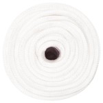 vidaXL Frânghie de barcă, alb complet, 14 mm, 250 m, polipropilenă vidaXL Frânghie de barcă, alb complet, 14 mm, 250 m, polipropilenă