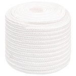 vidaXL Frânghie de barcă, alb complet, 16 mm, 100 m, polipropilenă vidaXL Frânghie de barcă, alb complet, 16 mm, 100 m, polipropilenă
